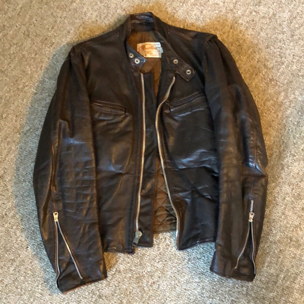 MC leather jacket
